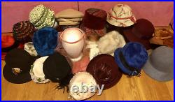 Vintage Hats Veil Headband Lot Use/Repurpose/As Is Millinery