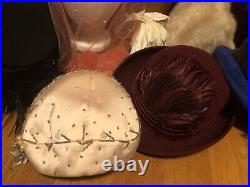 Vintage Hats Veil Headband Lot Use/Repurpose/As Is Millinery