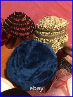 Vintage Hats Veil Headband Lot Use/Repurpose/As Is Millinery