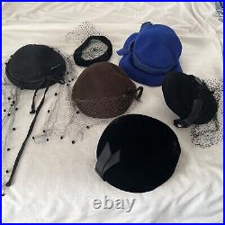 Vintage Ladies Fancy Hats Lot or Bundle