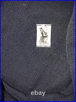 Vintage Lisa Ventre Blue Womens Double Layer Hat 1980s