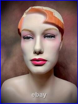 Vintage Mannequin Female Torso Distressed Bust Oddity Art Creepy 80s