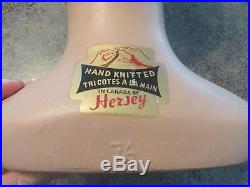 Vintage Original Hersey Canada Mannequin Bust Woman Hats Necklace Display 13
