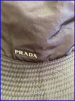 Vintage PRADA Nylon Bucket Hat- Preowned- Excellent Condition