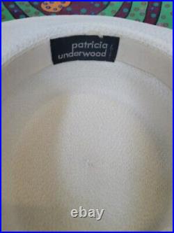 Vintage Patricia Underwood New York Cream Woven Hat $425.00