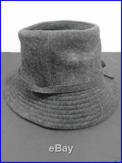 Vintage Rare Helen Kaminski Women's Grey Wool Hat