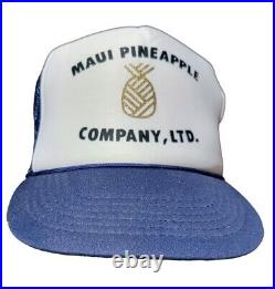Vintage Rare Maui Pineapple Company, LTD Snapback Trucker Mesh Hat