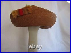 Vintage Schiaparelli Milanese Straw Hat