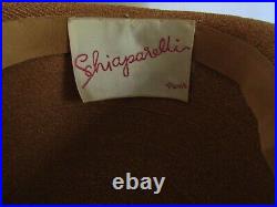 Vintage Schiaparelli Milanese Straw Hat