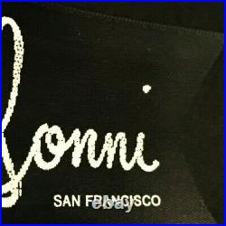 Vintage Sonni San Francisco Lancaster Womens Fascinator Black Veiled Wool Hat