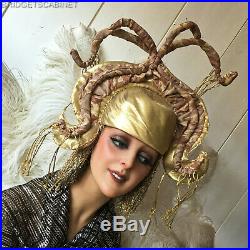 Vintage Stage Theater Showgirl Headpiece Hat Headdress Costume