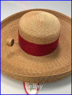 Vintage Straw Hat Frank Olive Very Incredibole