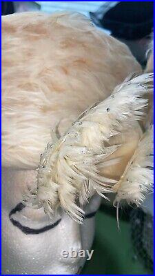 Vintage Totally Feathered Hat By Jack McConnell