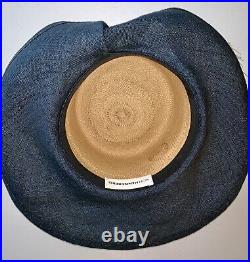 Vintage Von Henneberg straw hat! Fantastic shape! Rare