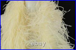 Vintage Womens Ivory Ostrich Feather Boa One Size