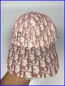 Vintage Y2K Christian Dior Monogram Pink Baseball Cap Authentic