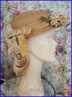 Vintage hat lot 1940s era millinery flowers