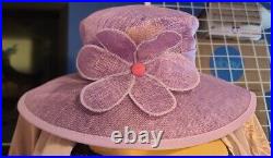 Vintage lot of 5 Women's Wide brimmed Hats Wool Michael Howard Liz Claiborne
