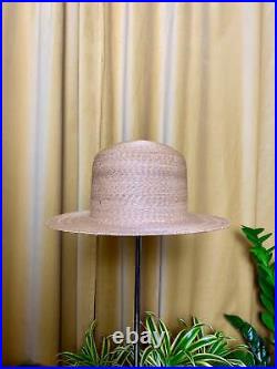 Vintage woven Italian Straw Hat