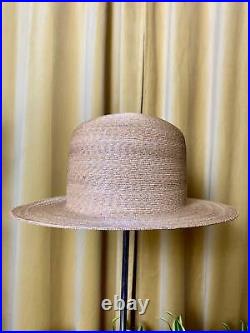 Vintage woven Italian Straw Hat