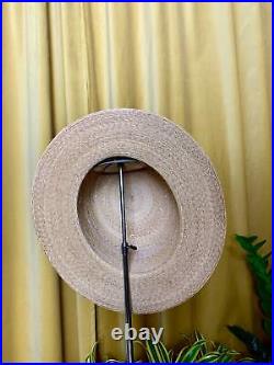 Vintage woven Italian Straw Hat