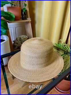 Vintage woven Italian Straw Hat