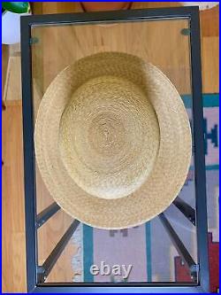 Vintage woven Italian Straw Hat