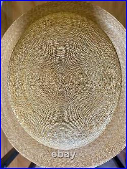 Vintage woven Italian Straw Hat