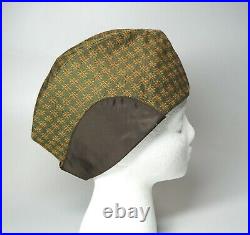Vtg 1999 Jean Paul Gaultier Pour Gibo Wool Silk Ear Flap Cap Hat Sz 42 Green