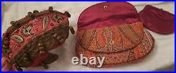 Vtg 40s Custom Flapper Fascinanator Hat & Clutch Bag by Laddie Northridge Rare