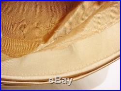 Vtg 60's Christian Dior Chapeaux Paris New York Ribbed Silk Turban Hat w Jewels