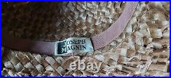 Vtg. 60s JOSEPH MAGNIN straw hat! (FOR SALE HAT ONLY!)