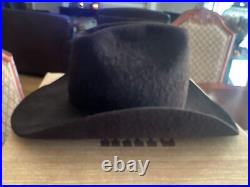 Vtg Bailey Premier Felt Cowboy Hat 7 1/4 Brown Western
