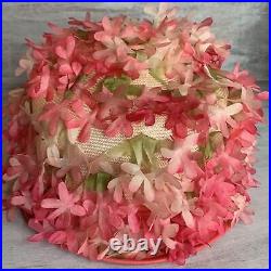 Vtg Christian Dior Floral Hat
