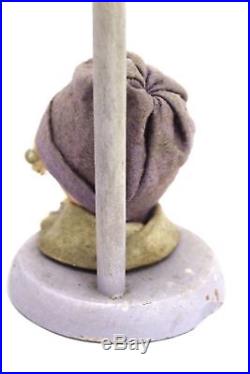 Vtg Flapper 1920S Hat Stand Germany Composition Head Lavender 9.5-In Cloche