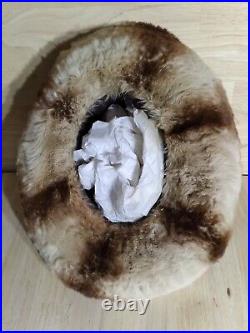 Vtg Henig Furs Hat withgarment bag