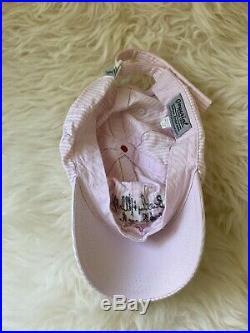 Vtg. The Beverly Hills Hotel & Bungalows Women's Pink Baseball Cap/hat
