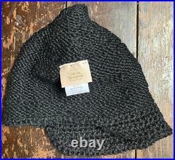 Vtg Vivienne Westwood Black Wool Knitted Japan Pointed Buddaha Hat Xs S 20