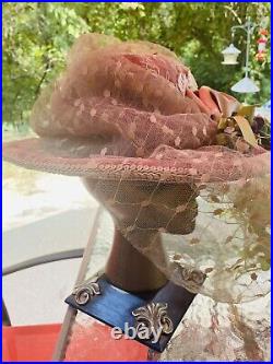 Wayne M Kleski Women's Victorian Hat With Stand