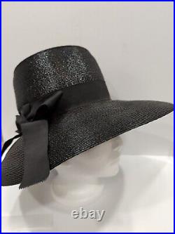 Women's Black Frank And Original Hat 1960s