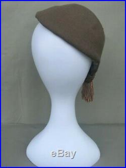 Women's Vintage Felt Tilt Hat Grey by Coulter's America 1940s