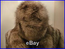 Womens/Mens CRYSTAL FOX Full Lgth FUR COAT and HAT, not Mink or Raccoon, Vintage