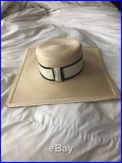 Yves Saint Laurent Vintage Square Sun Hat